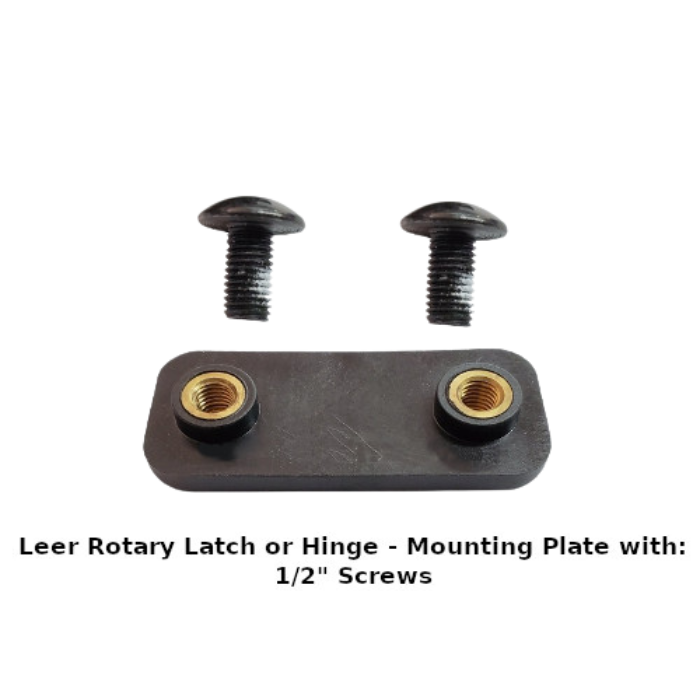 Leer Rotary Latch or Hinge - Mounting Plate (1 Kit)