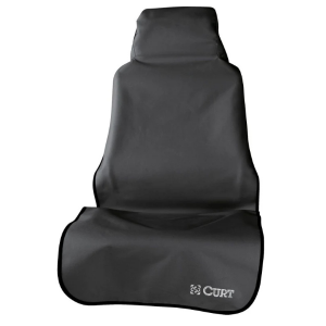 Curt - Seat Defender 58 Inch x 23 Inch Bucket Seat Cover - Black - 18501
