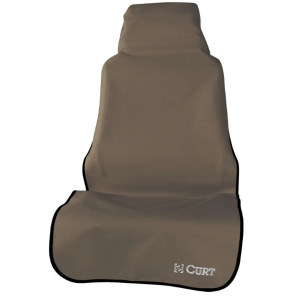 Curt - Seat Defender 58 Inch x 23 Inch Bucket Seat Cover - Brown - 18502