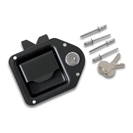 Dee Zee Tool Box Paddle Handle - Black - DZTBLATCH1B