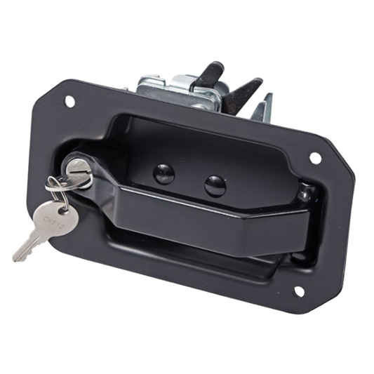 Dee Zee Tool Box Pull Handle - Black - DZTBLATCH4B