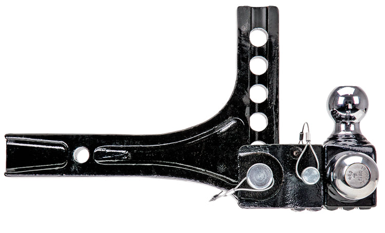 Draw-Tite - Adjustable Tri-Ball Trailer Hitch Ball Mount - 63070 - 14,000 LBS. Capacity Max - image 3