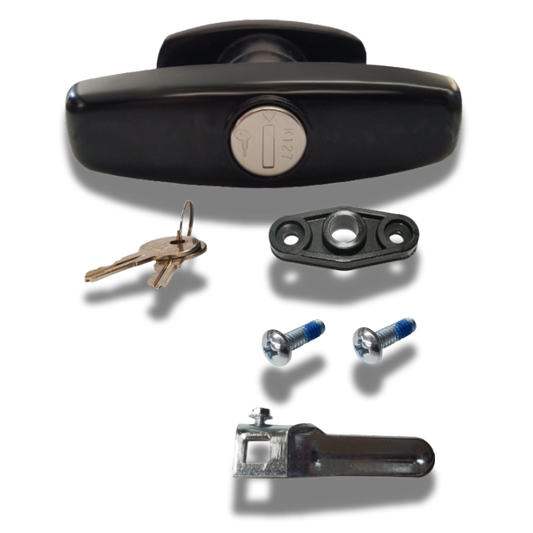 Statewide - Black Screw Mount T Handle Kit - 2" Shank