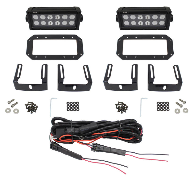 Westin - HDX B-Force Flush Mount LED Light Bar Kit - 6" - 57-0025 - image 2