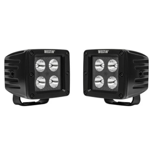 Westin - HyperQ B-FORCE LED Auxiliary Lights - Flood - 09-12205B-PR