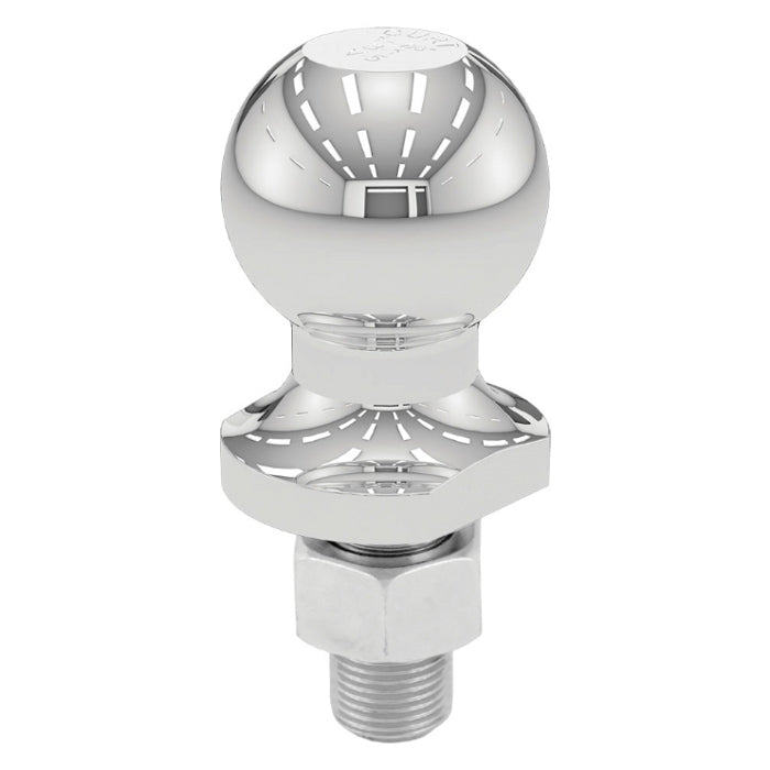 Curt - Trailer Ball - 1 7/8 Inch - 40001 - (3/4" x 1-5/8" Shank, 2,000 lbs., Chrome) - image 1