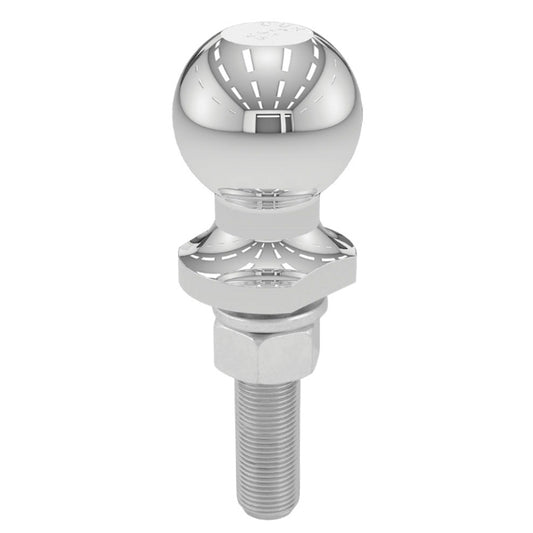 Curt - Trailer Ball - 2 Inch - 40019 - (3/4" x 3" Shank, 3,500 lbs., Chrome) - image 1