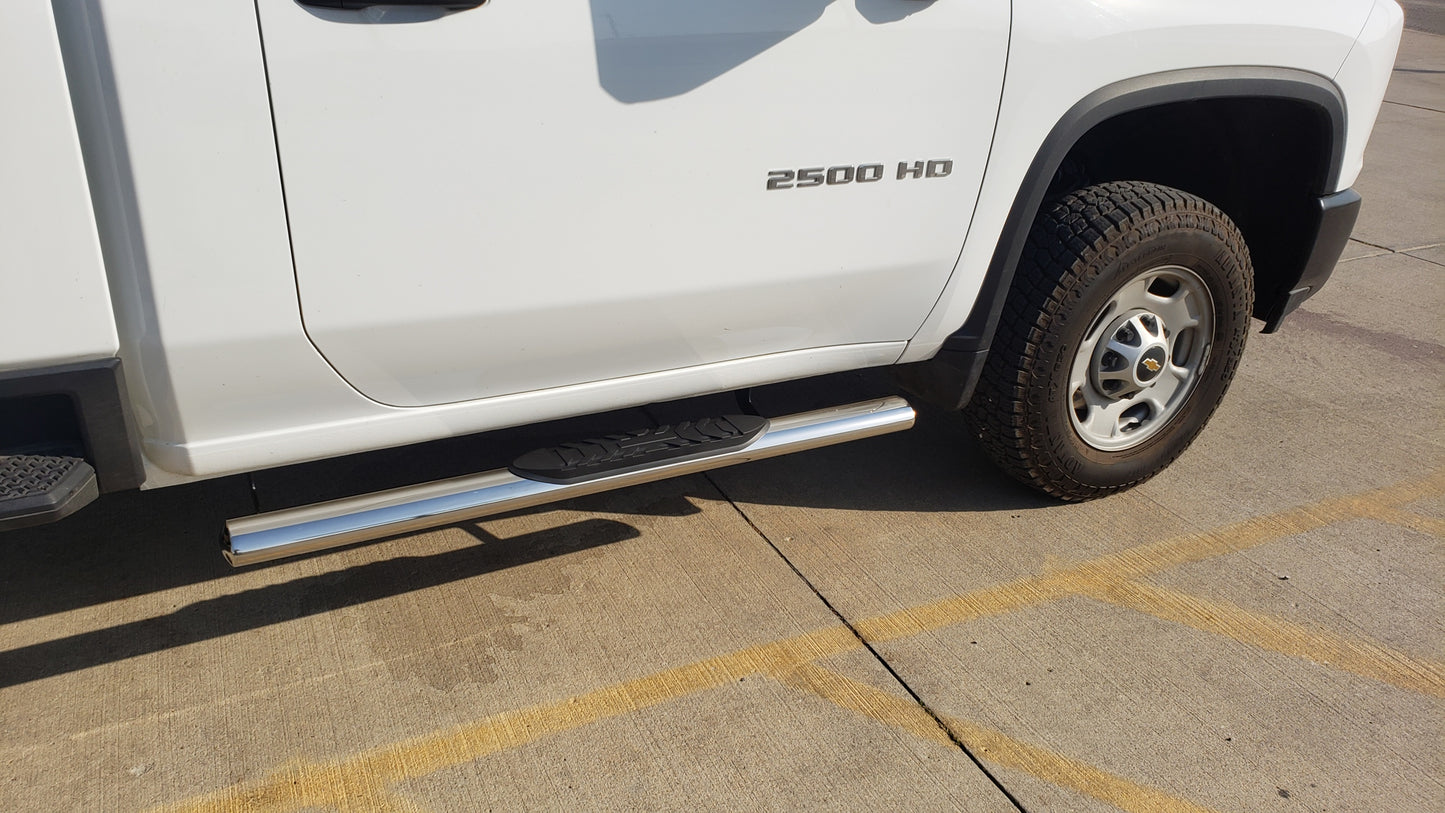 Trail FX 4 Inch Oval Tube Steps - Stainless Steel - image 2