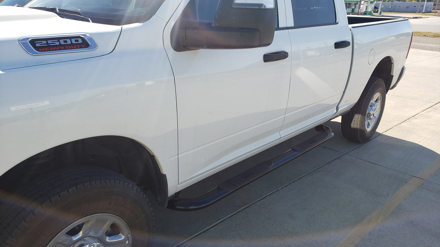 Westin Platinum 4 Inch Oval Nerf Bars - Black - image 2