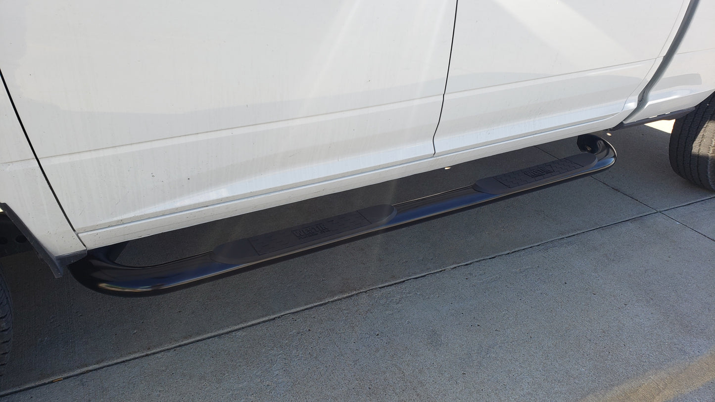Westin Platinum 4 Inch Oval Nerf Bars - Black - image 3