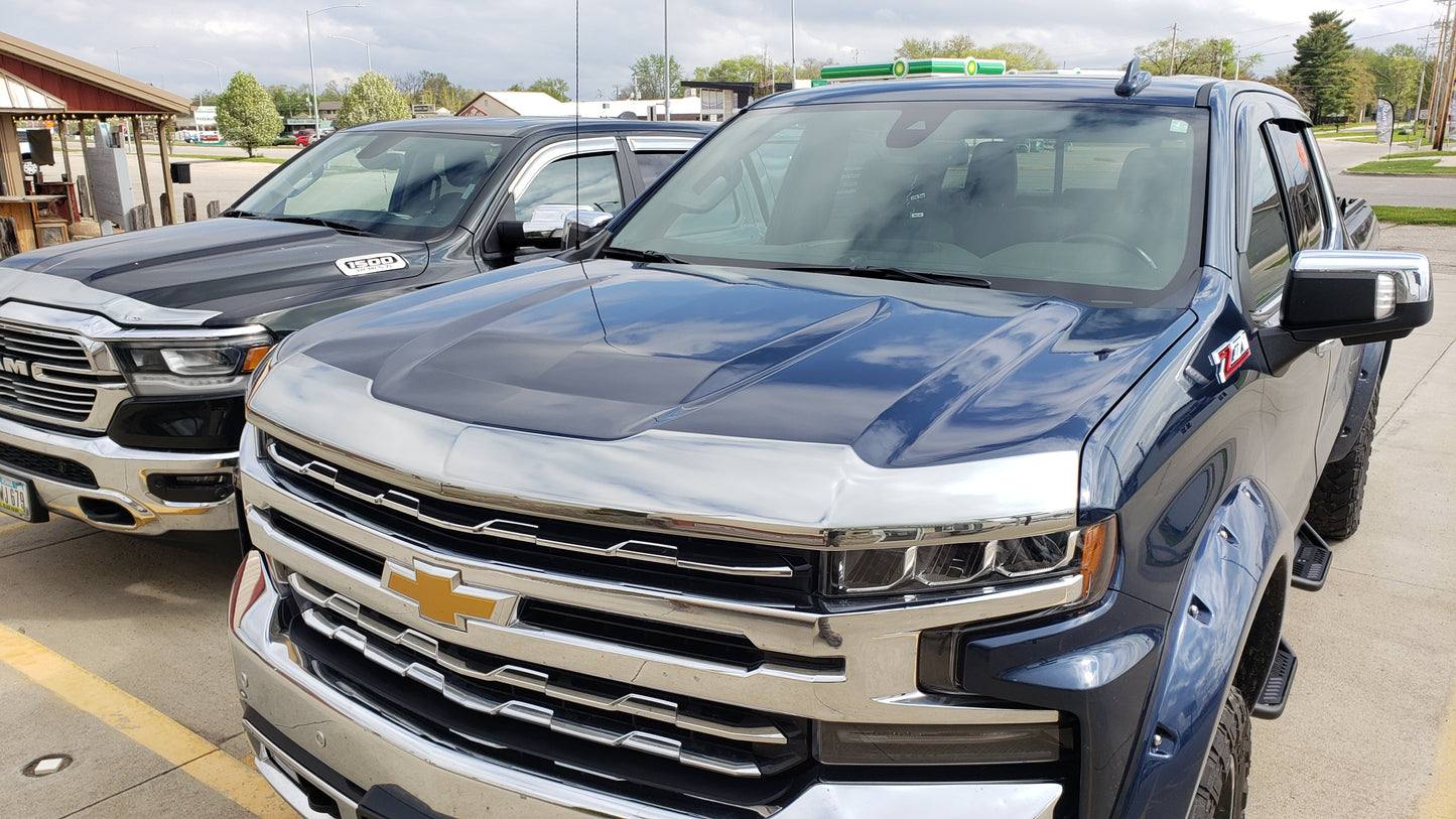 Auto Ventshade Aeroskin - Chrome - image 2