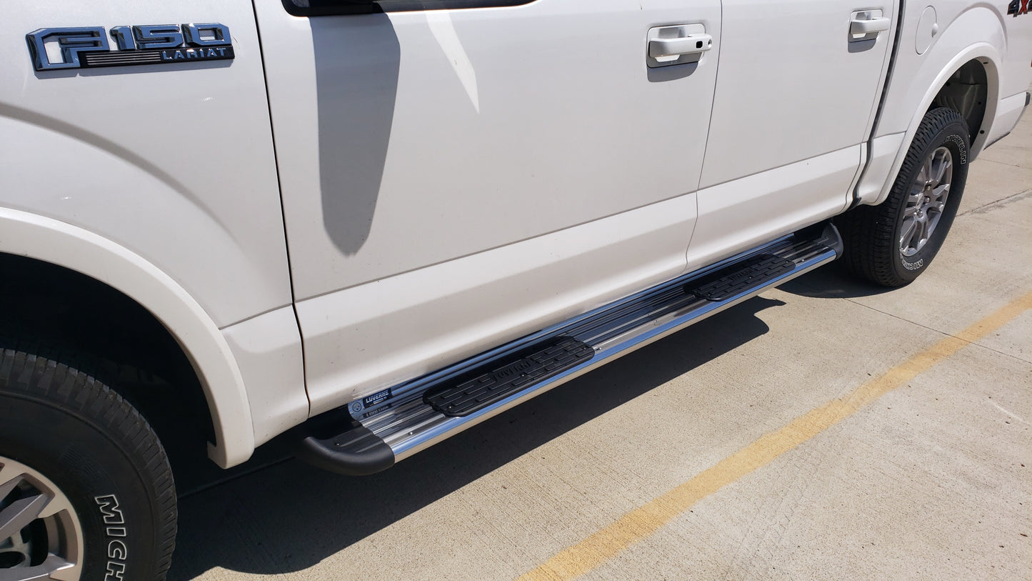 Luverne Side Entry Steps - Polished Stainless Steel - image 2