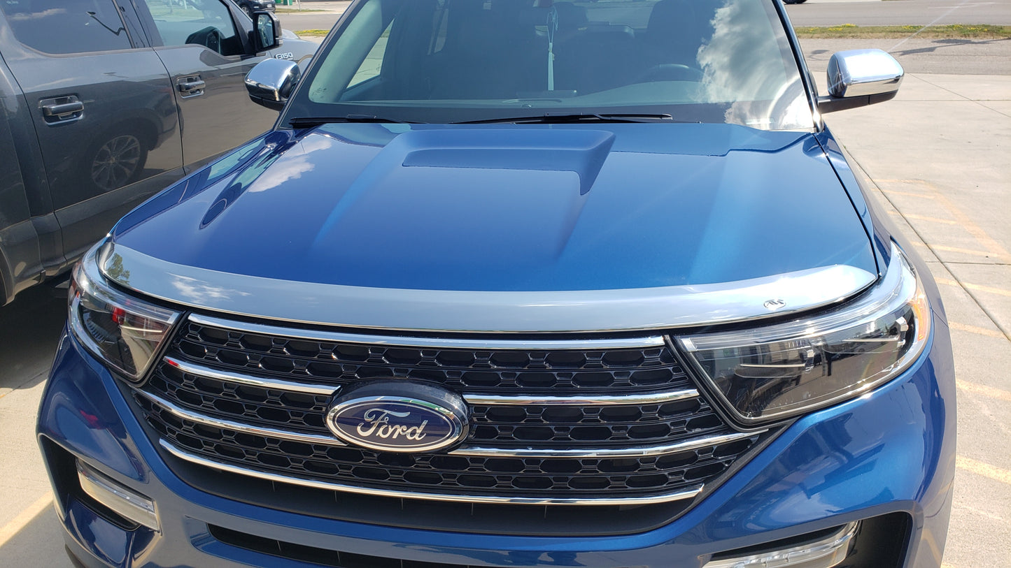 Auto Ventshade Aeroskin - Chrome - image 2