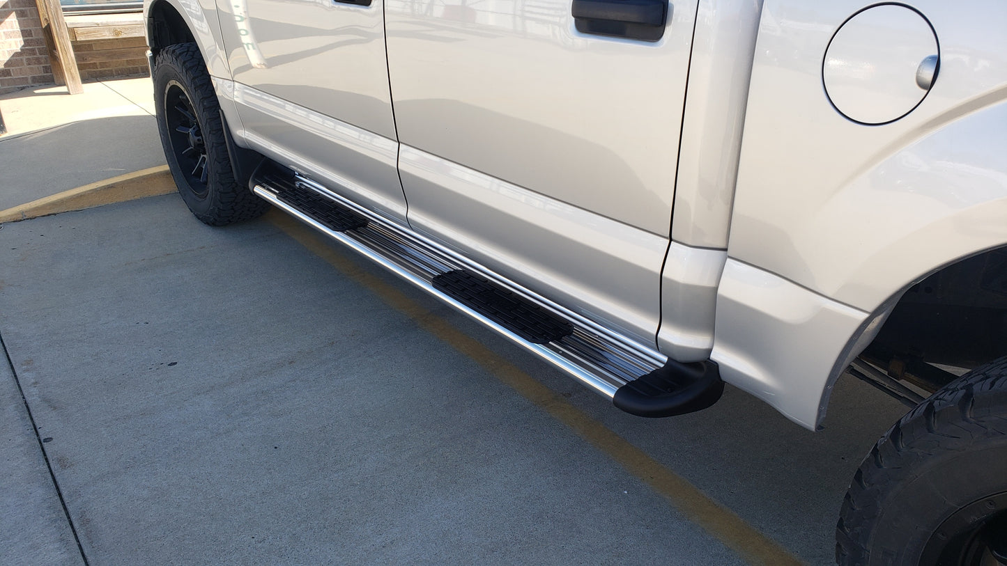 Luverne Side Entry Steps - Polished Stainless Steel - image 4