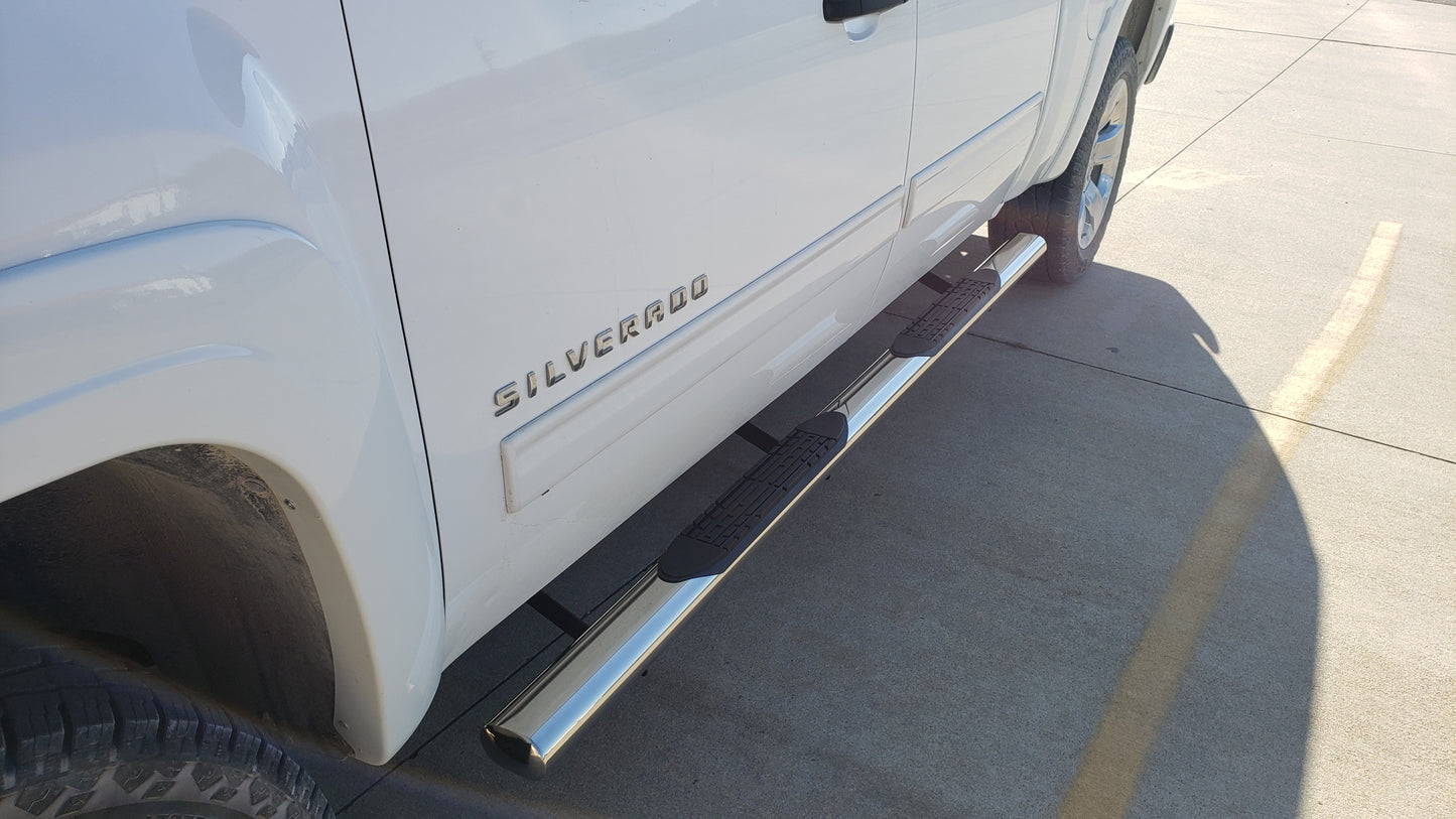 Trail FX 4 Inch Oval Tube Steps - Stainless Steel - image 3