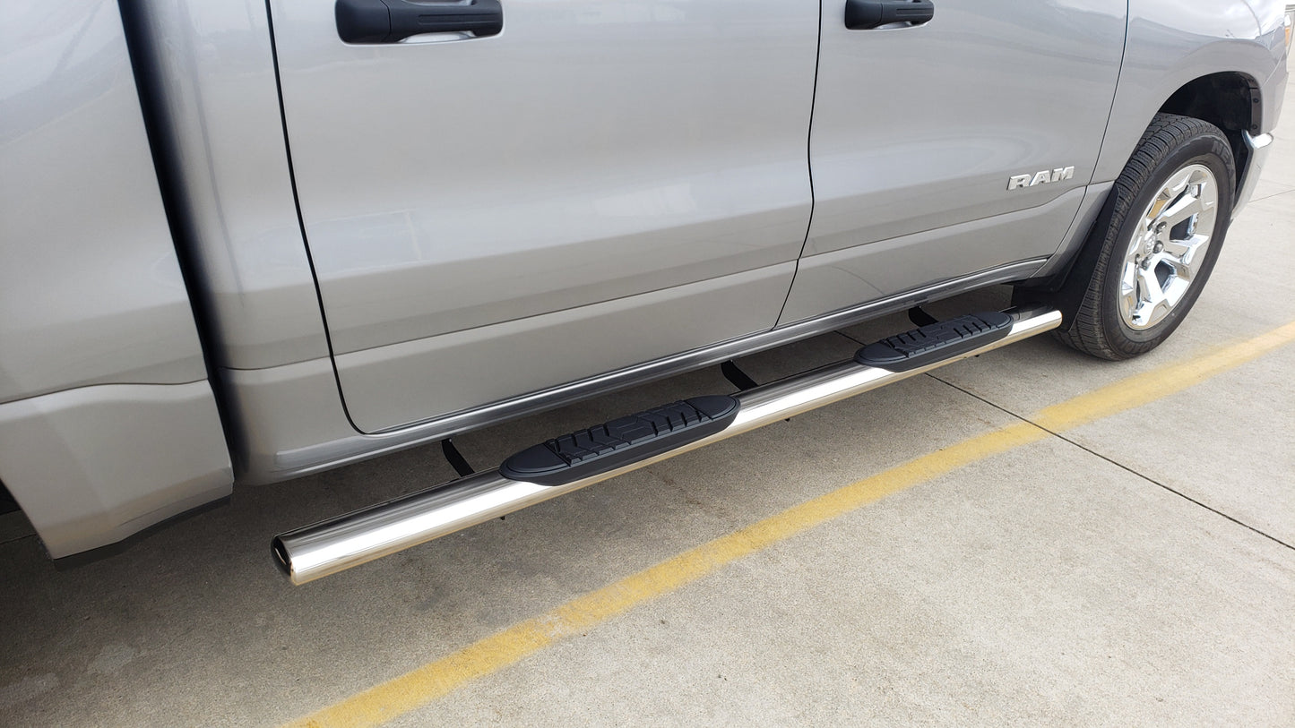 Trail FX 5 Inch Oval Tube Steps - Stainless Steel - image 2