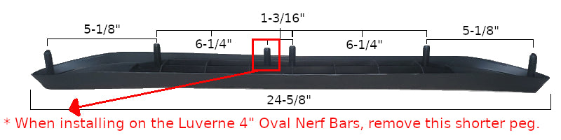 Westin Platinum 4" Oval Nerf Bar Step Pad - image 3