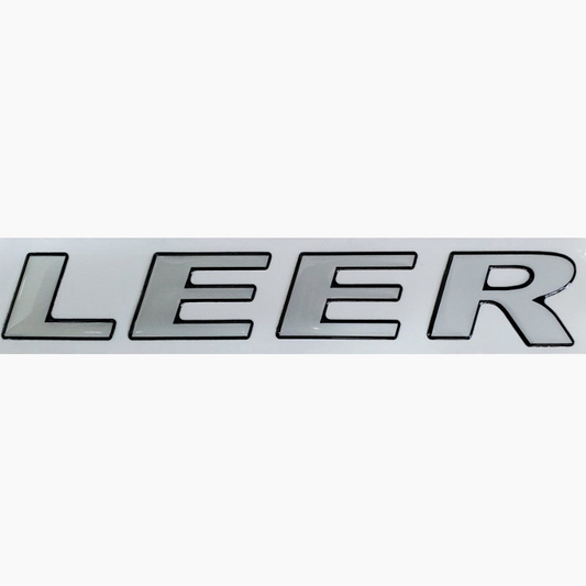 Leer -Logo - Rear Door 3D "LEER"