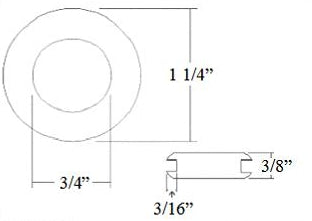 Side Access Door Lock Rubber Gromet - image 4