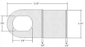 Side Access Door Lock Retainer Clip - image 3