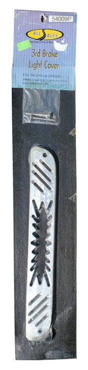 All Sales - Billet Third Brake Light Cover - Blast Design - 54009P - image 1