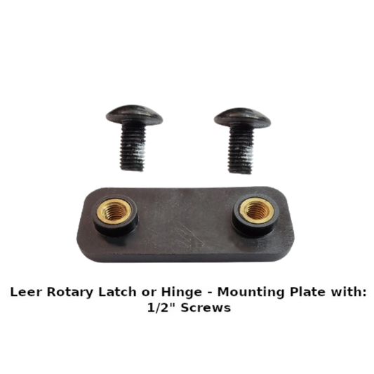 Leer Rotary Latch or Hinge - Mounting Plate (1 Kit)