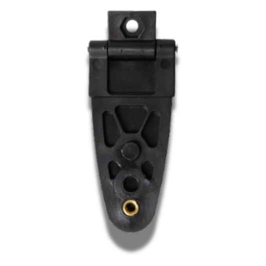 Leer 100XL/LE/XR - All Glass Rear Door Hinge - 1 Hole and 1 Blank Stud
