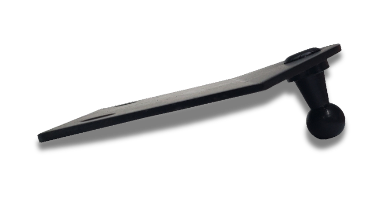Leer 100XQ Lower Gas Prop Bracket - Reverse Bend