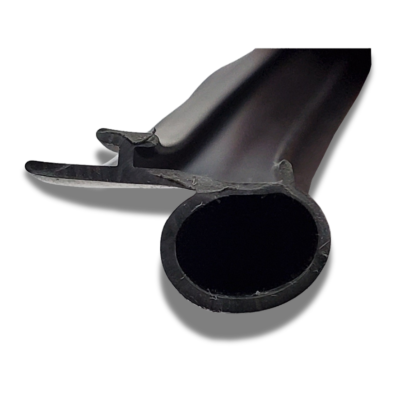 Topper Door Seal - Single Leaf - With Bulb (T Channel)