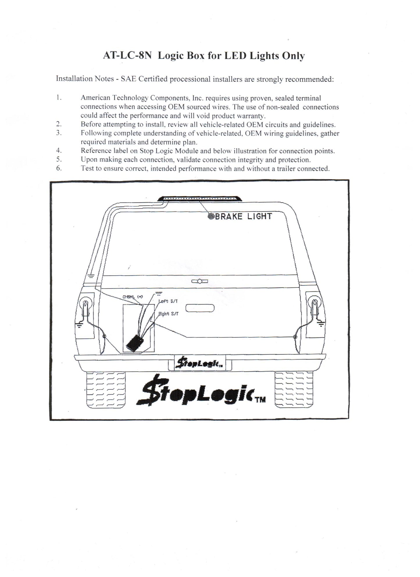 ATC Brake Light Logic Module - LED or Halogen - image 2
