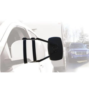 Camco - Clamp-On Towing Mirror - Single Mirror Bilingual - 25650