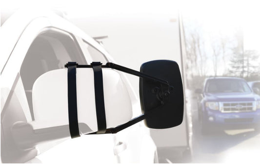 Camco - Clamp-On Towing Mirror - Single Mirror Bilingual - 25650 - image 1