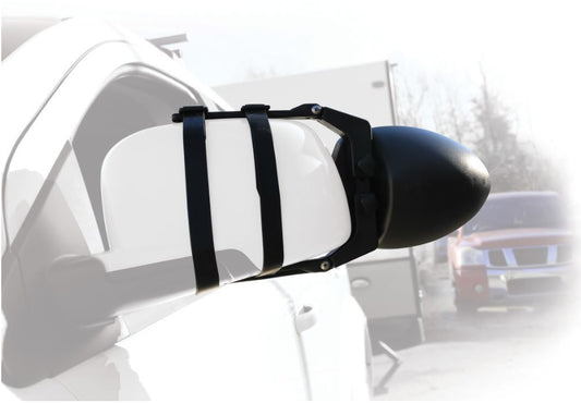 Camco - Clamp-On Towing Mirror - Double Mirror Bilingual - 25653 - image 1