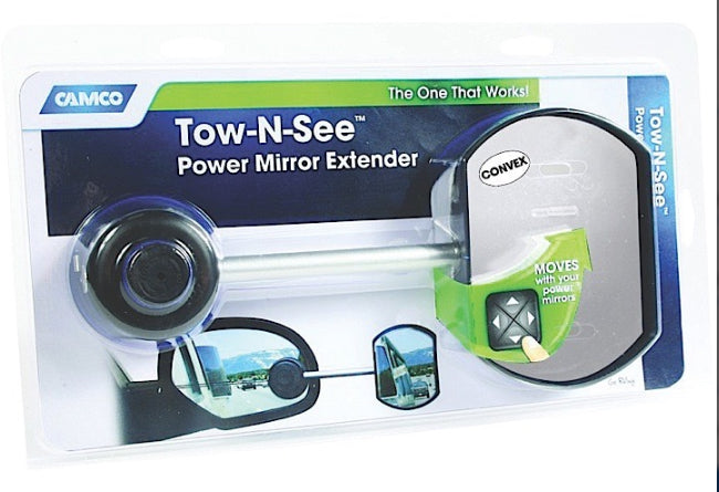 Camco - Tow-N-See Mirror - Convex English - 25668 - image 2