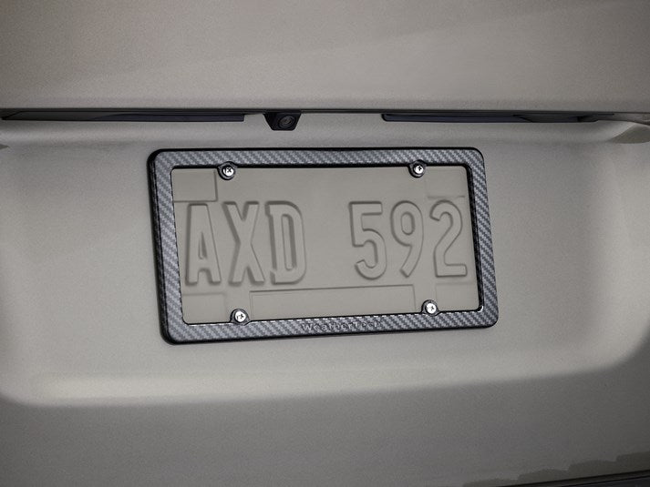 Weathertech Carbon Fiber License Plate Frame - 8ALPCF4 - image 1