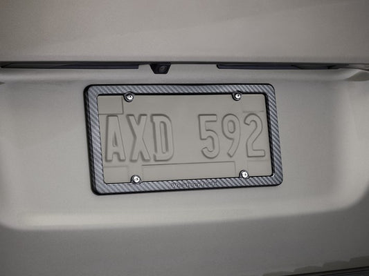 Weathertech Carbon Fiber License Plate Frame - 8ALPCF4 - image 1