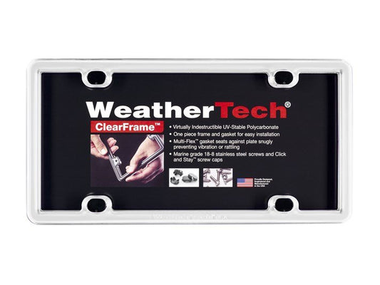 Weathertech ClearFrame - White License Plate Frame - 8ALPCF8 - image 1