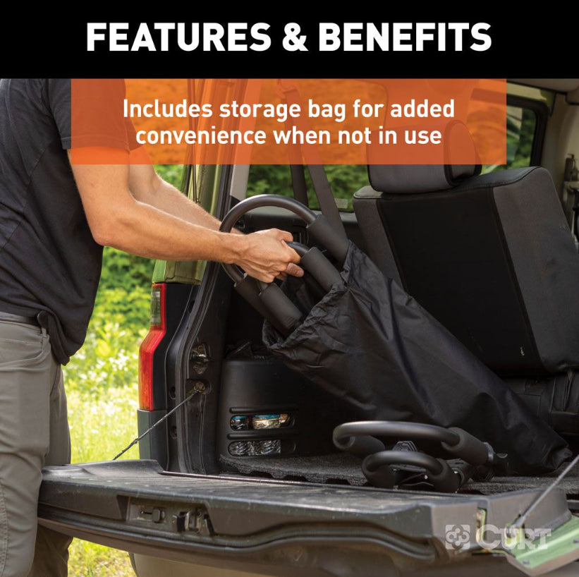 Curt - Aluminum Roof Rack Kayak Holders - 18320 - image 5