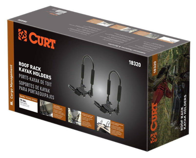 Curt - Aluminum Roof Rack Kayak Holders - 18320 - image 10