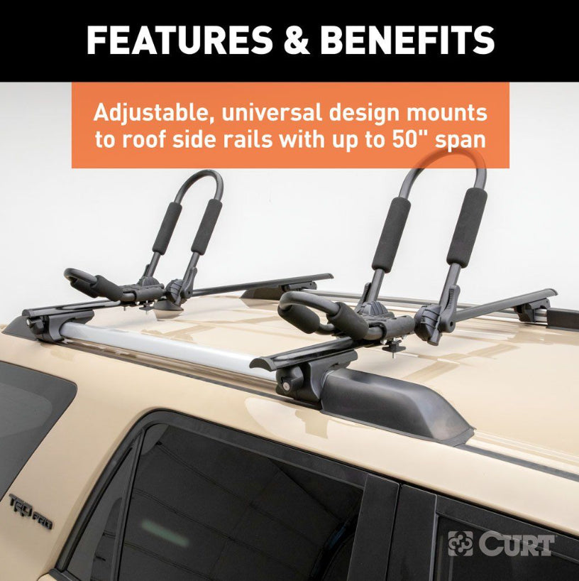 Curt - Aluminum Universal Roof Rack Crossbars - 18118 - image 4