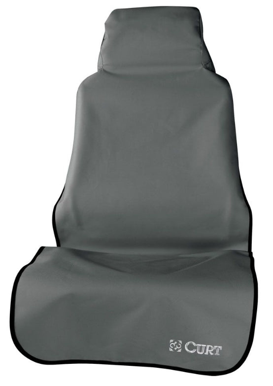 Curt - Seat Defender 58 Inch x 23 Inch Bucket Seat Cover - Grey - 18500 - image 1