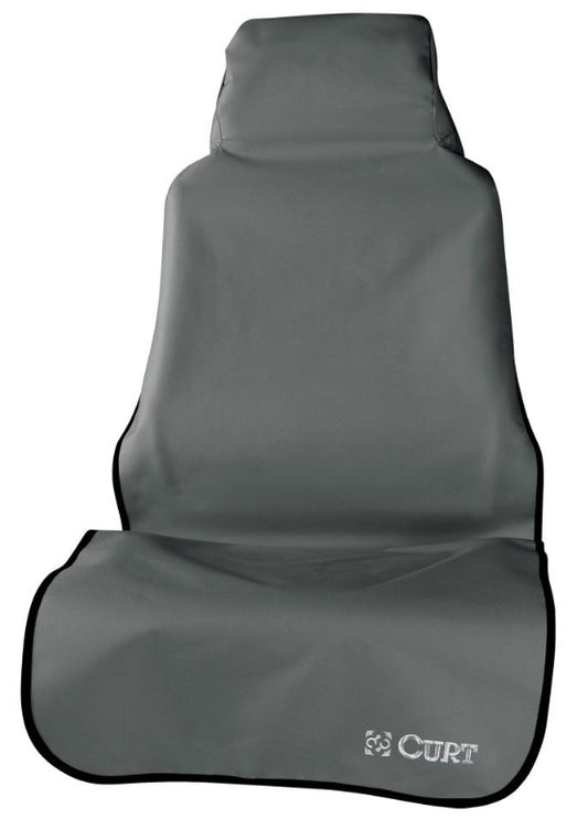 Curt - Seat Defender 58 Inch x 23 Inch Bucket Seat Cover - Grey - 18500 - image 1