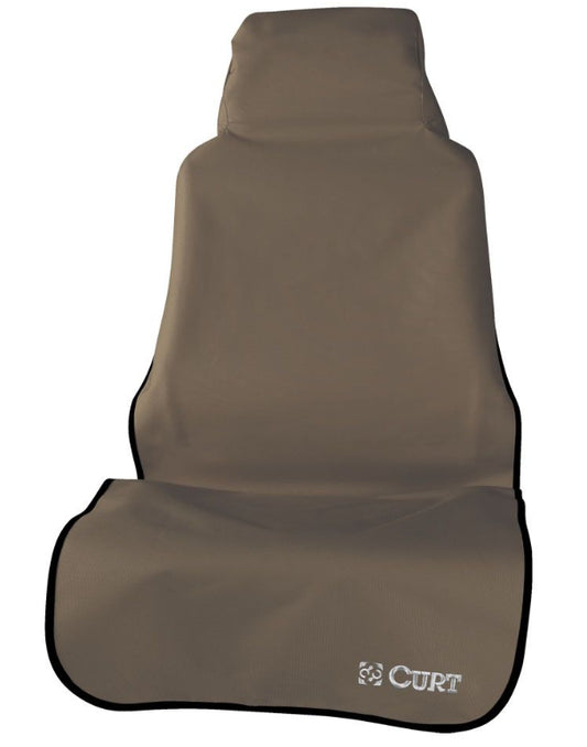 Curt - Seat Defender 58 Inch x 23 Inch Bucket Seat Cover - Brown - 18502 - image 1