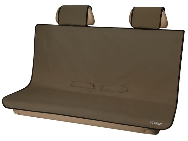 Curt - Seat Defender 58 Inch x 55 Inch Truck Seat Cover - Brown - 18512 - image 1