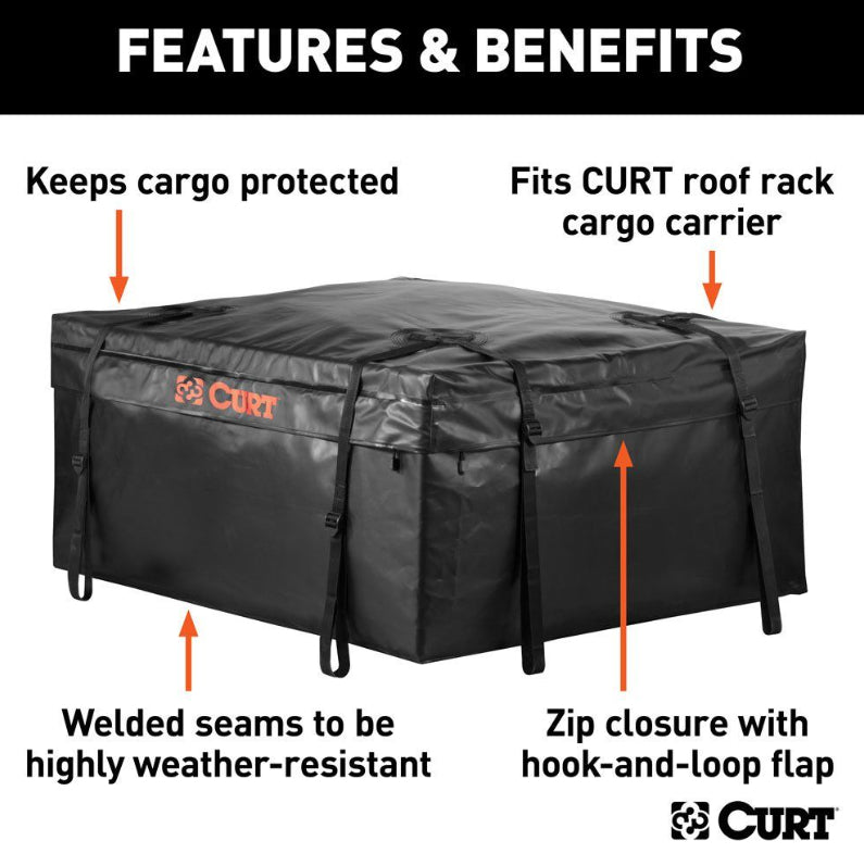 Curt - Weather-Resistant Vinyl Cargo Bag - 18220 - image 3
