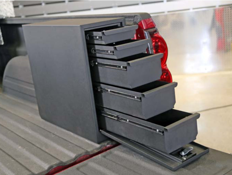 Dee Zee Wheel Well Tool Box with Drawers - Steel - DZ95D - image 7