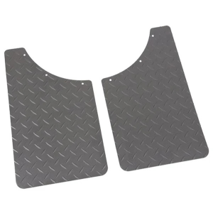 Dee Zee Black Tread Mud Flaps - Radius Curve - DZ1808TB