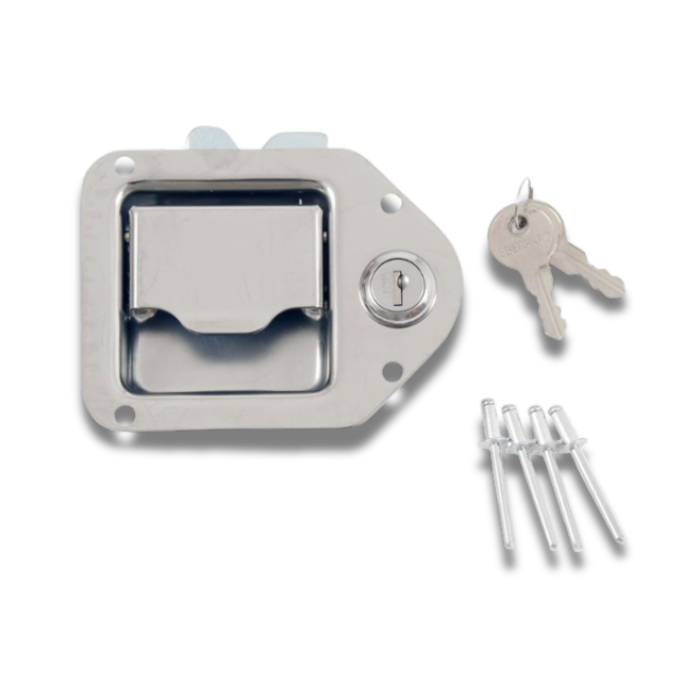 Dee Zee Tool Box Paddle Handle - Silver - DZTBLATCH1