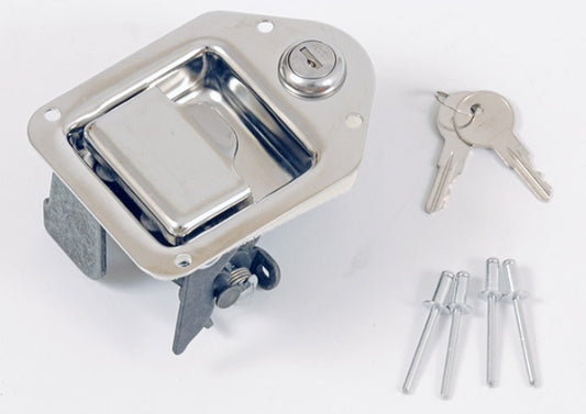 Dee Zee Tool Box Paddle Handle - Silver - DZTBLATCH3 - image 1
