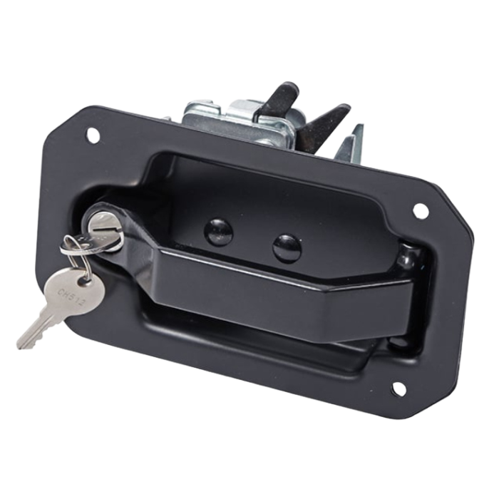 Dee Zee Tool Box Pull Handle - Black - DZTBLATCH4B